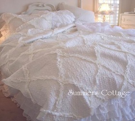 Dreamy Creamy White Ruffled Bedding