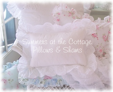 Shabby Chic Bedding Cottage Pillows & Shams