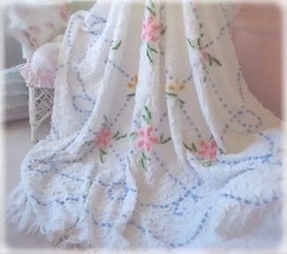 Chenille Bedspreads, Comforters, and Quilts