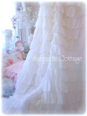 Dreamy Ruffled Shower Curtain