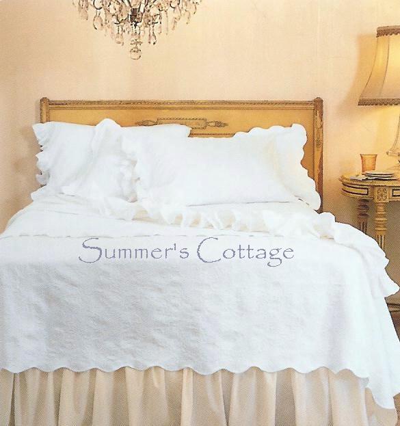 Simply Shabby Chic White Ruffle Sheets