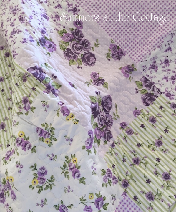 Purple Roses Lavender Quilt