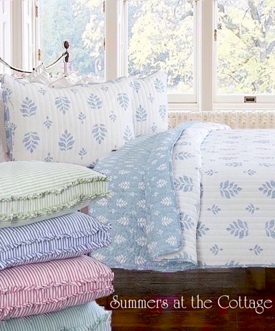 The Lake House Blissful Blue Quilt Set